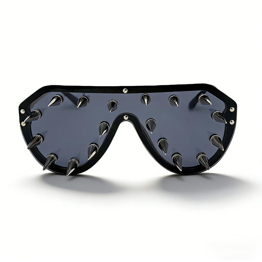 Damen auffällige Design-Sonnenbrille mit Spikes Karnz