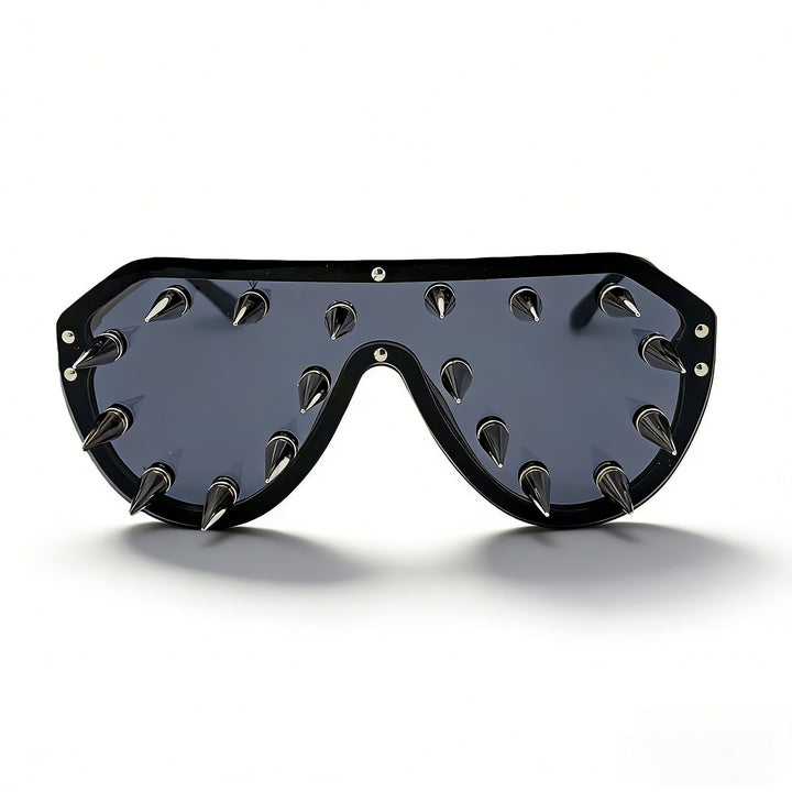 Damen auffällige Design-Sonnenbrille mit Spikes Karnz