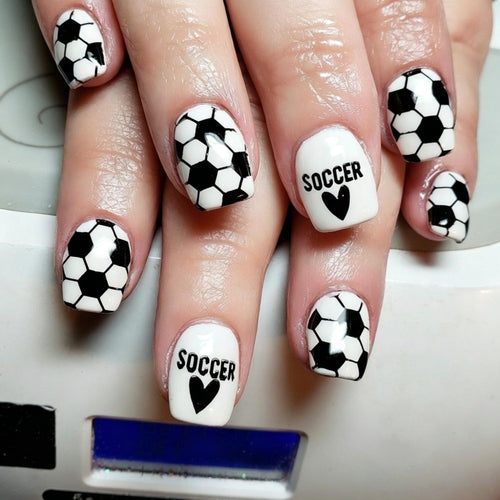Fußball Nageldesign Karnz