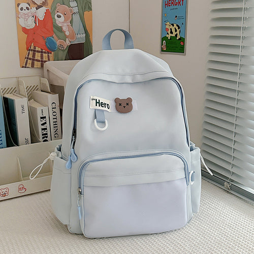 Niedlicher illustrierter Schulrucksack
