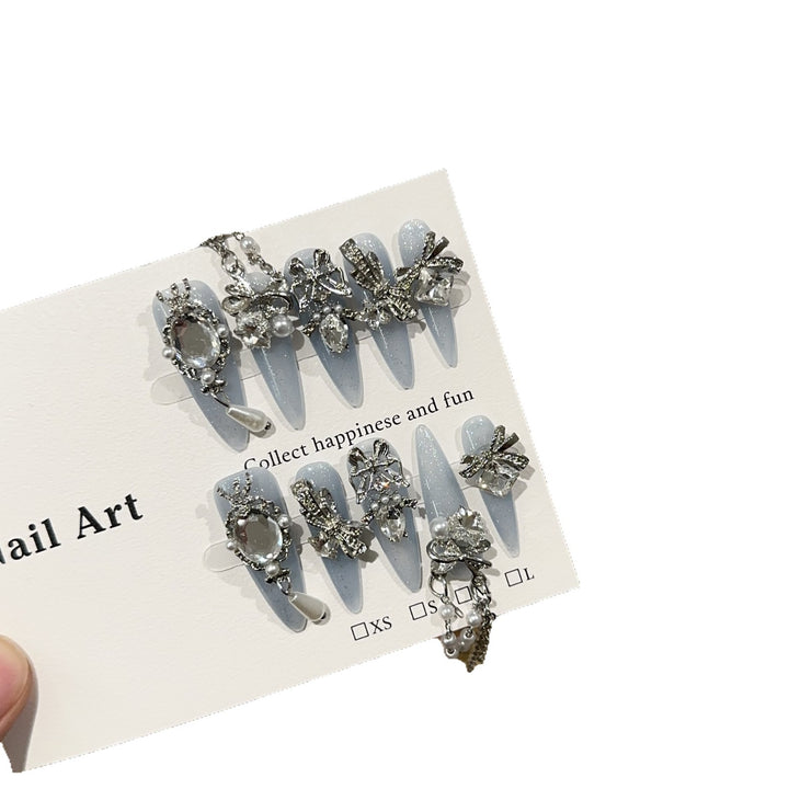 Dekoratives Glam Nagelkunst Set