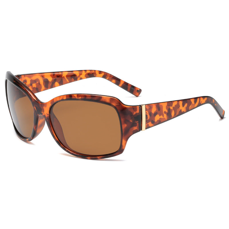 Damen stilvolle oversized Sonnenbrille mit elegantem Muster Karnz