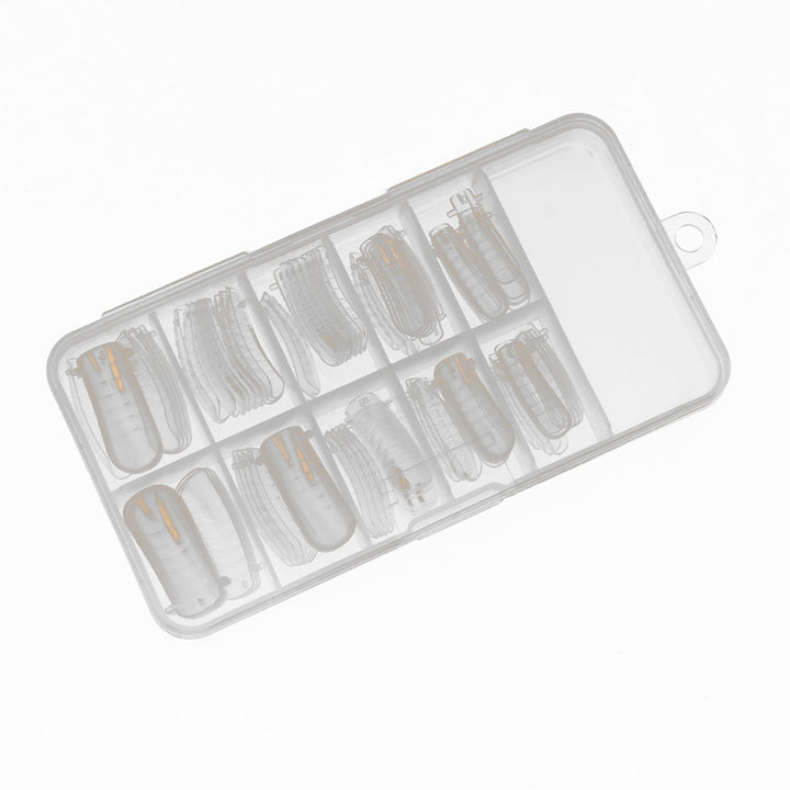 Klare Press-On Nagelspitzen Karnz