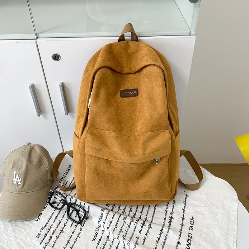 Stylische Wildleder-Rucksack Karnz
