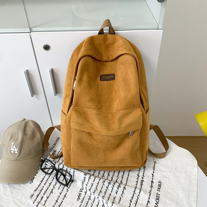 Stylische Wildleder-Rucksack Karnz
