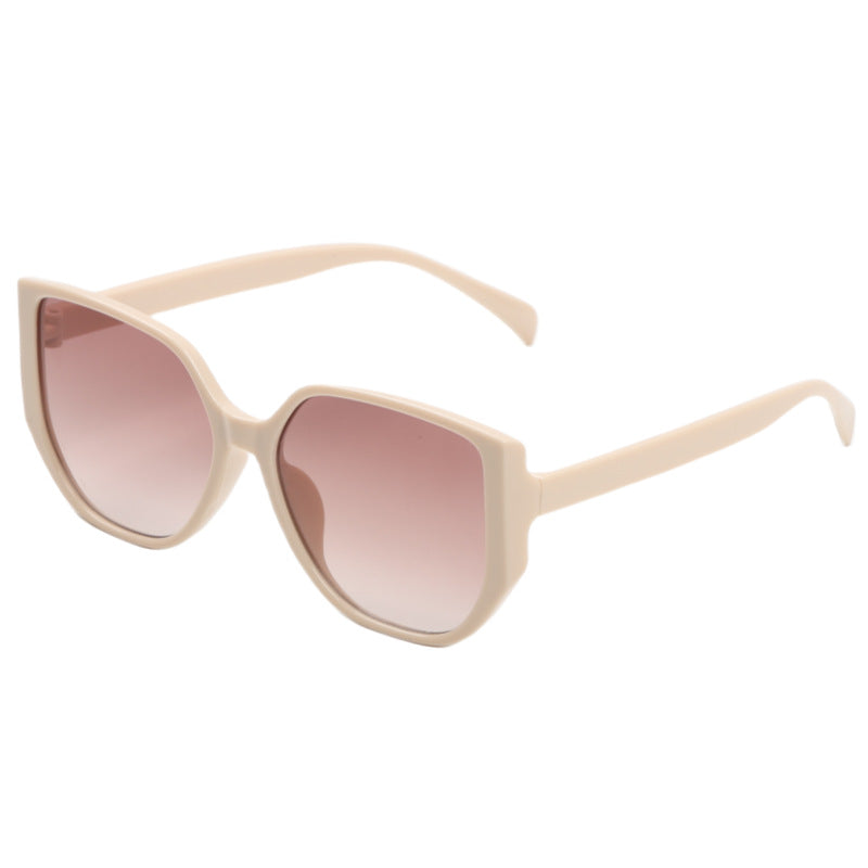 Damen modische oversized Sonnenbrille mit animalischem Muster Karnz