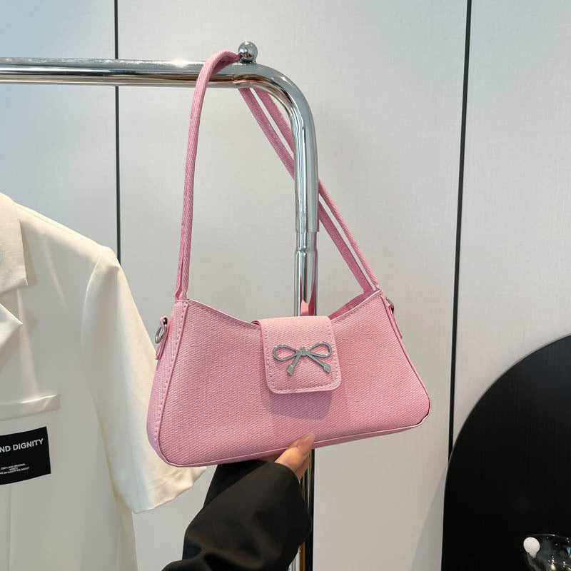 Chic Texturierte Mini Umhängetasche Karnz