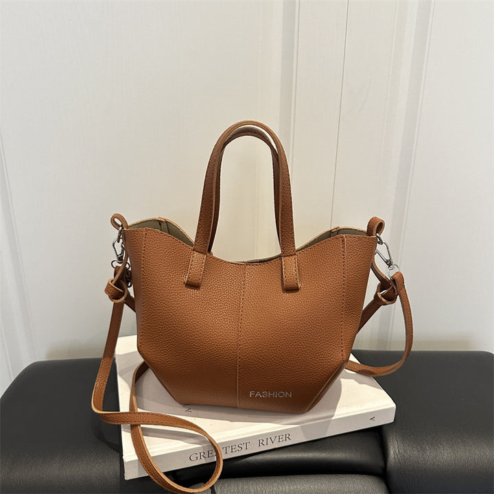 Stylische Kunstleder-Handtasche