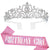Damen Festliche Tiara mit schimmernden Strasssteinen Karnz