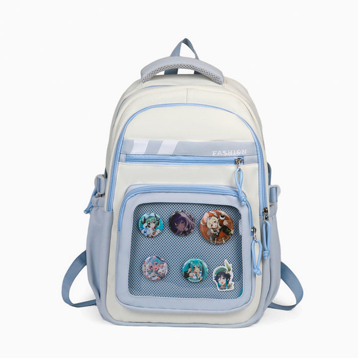 Stylischer Grafik-Patch-Rucksack Karnz