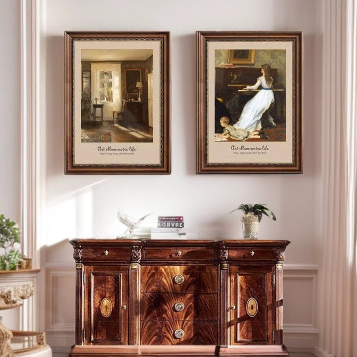 Vintage inspirierte dekorative Wanddisplay