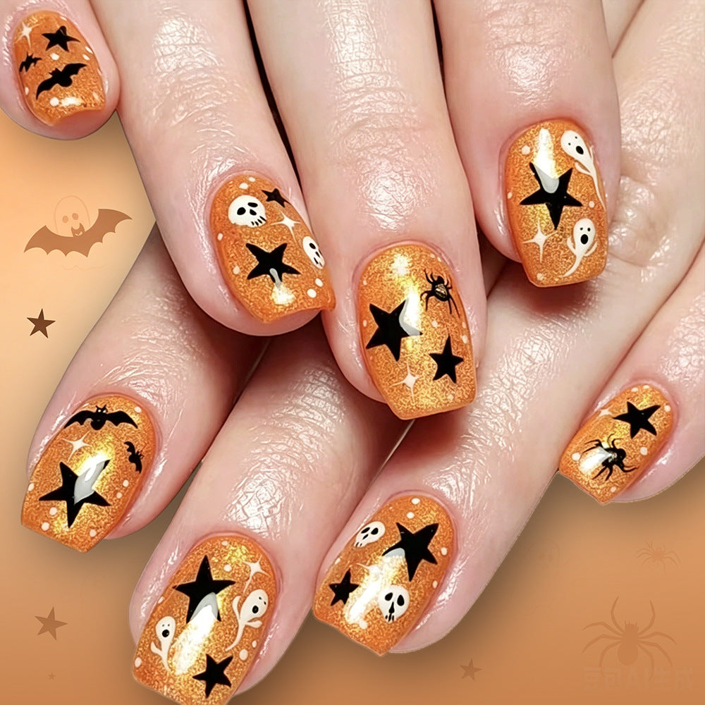 Halloween-Themen Glitzer Nagelkunst Karnz