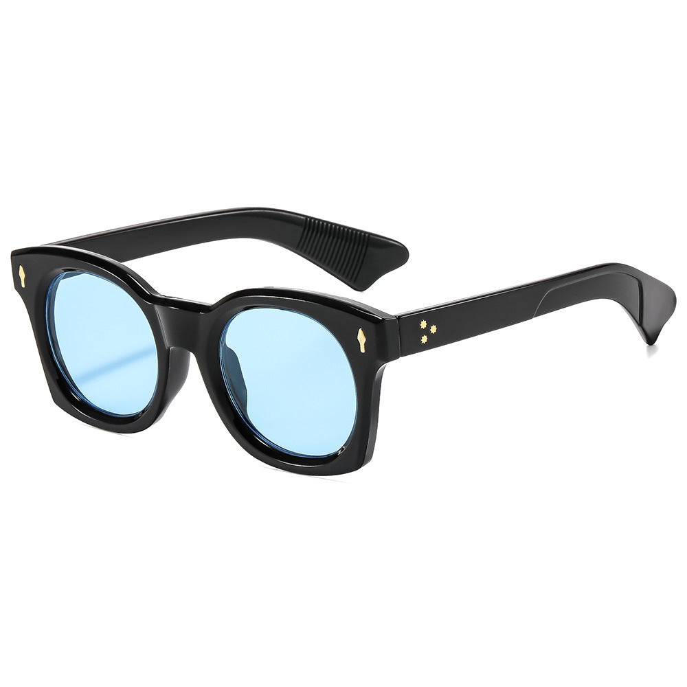 Vintage-inspirierte Bold-Frame-Sonnenbrille Karnz