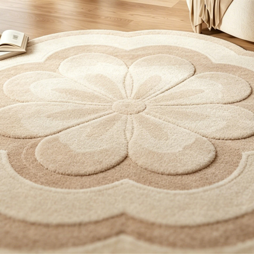 Stylischer Artisan runder Teppich