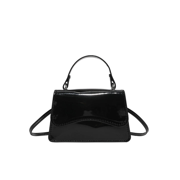 WoStylish Patentleder Mini-Handtasche Karnz