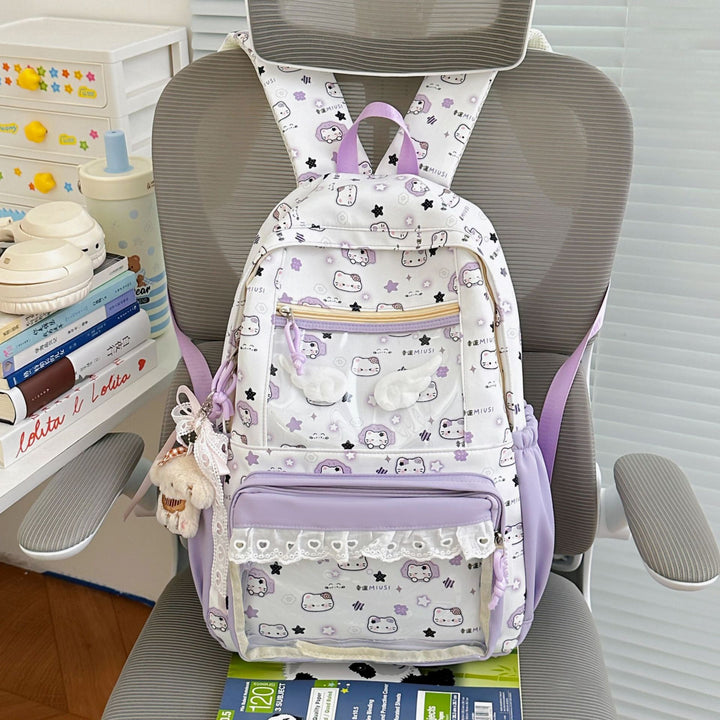 Cutes Themen Katzen Grafik Rucksack