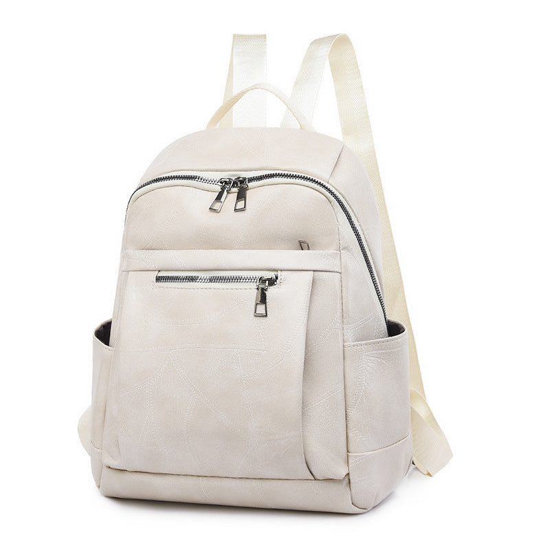Luxuriöser Multi-Compartment Leder Rucksack Karnz
