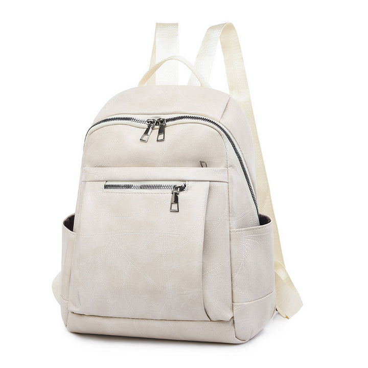 Luxuriöser Multi-Compartment Leder Rucksack Karnz