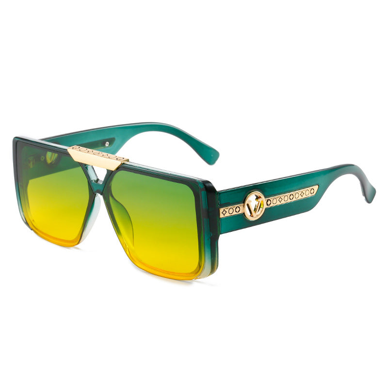 Damen elegante quadratische Sonnenbrille Karnz
