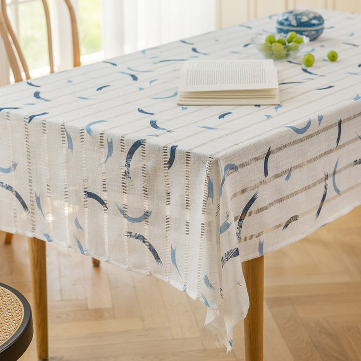 Dekorative Quasten Tischdecke