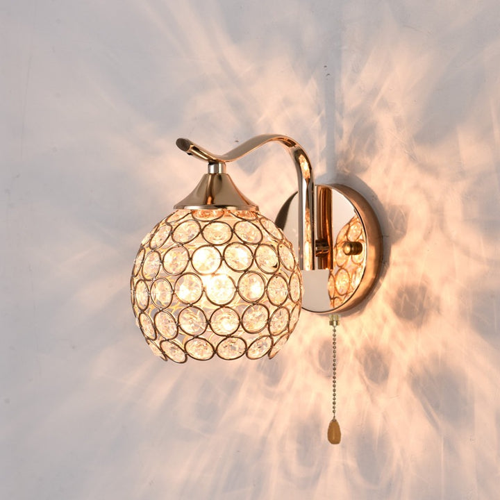 Kristallakzent-Wandlampe
