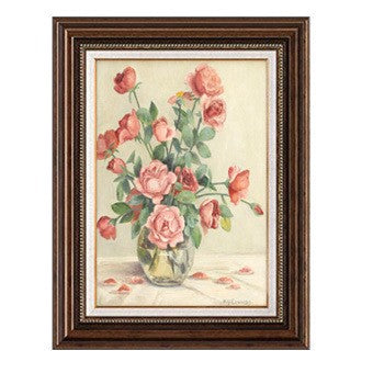 Gerahmte Blumen Stillleben Kunstwerk