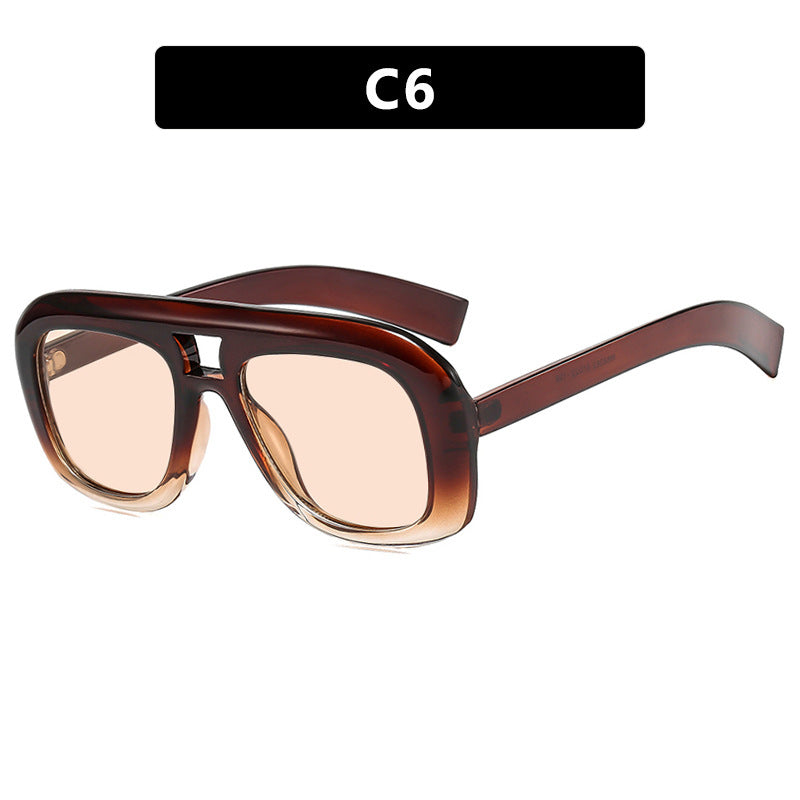 Damen markante Sonnenbrille im eleganten Stil Karnz