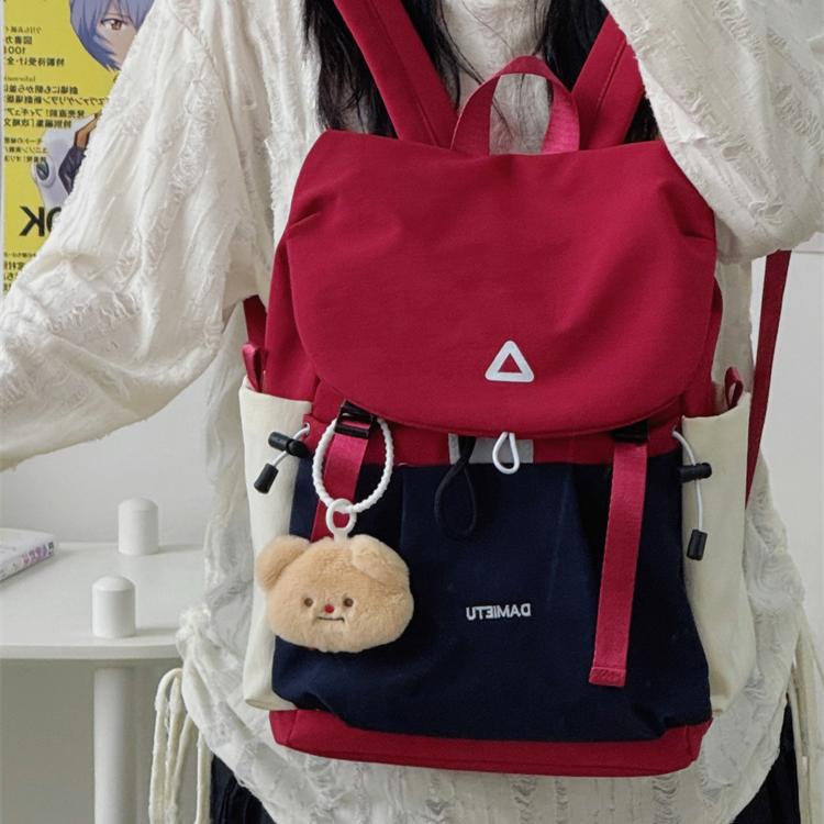 Stylische Mehrfachtaschen-Schnürsenkel-Rucksack