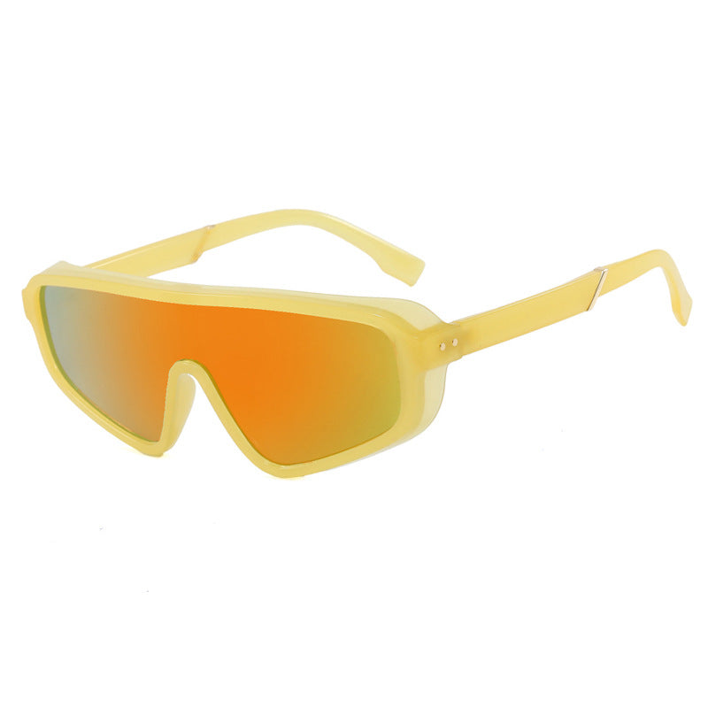 Damen Sportliche Sonnenbrille mit großem Sichtfeld und UV-Schutz Karnz