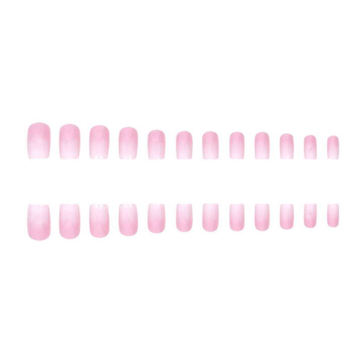 Ombre Quadrat Druck-Nägel Karnz