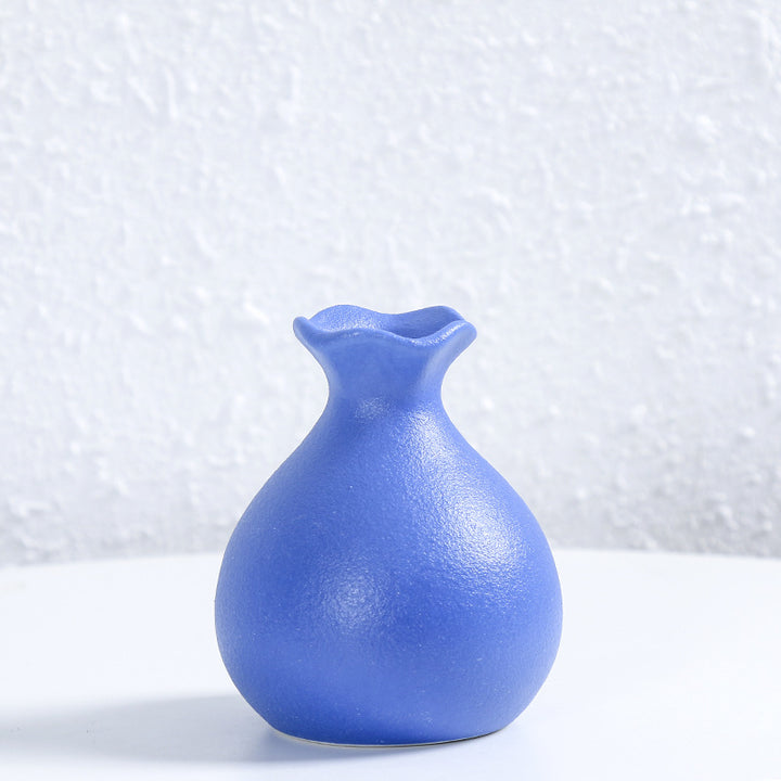 Einzigartige gebogene keramische Blumenvase Karnz