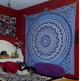 Unisex Mandala Wandbehang Karnz