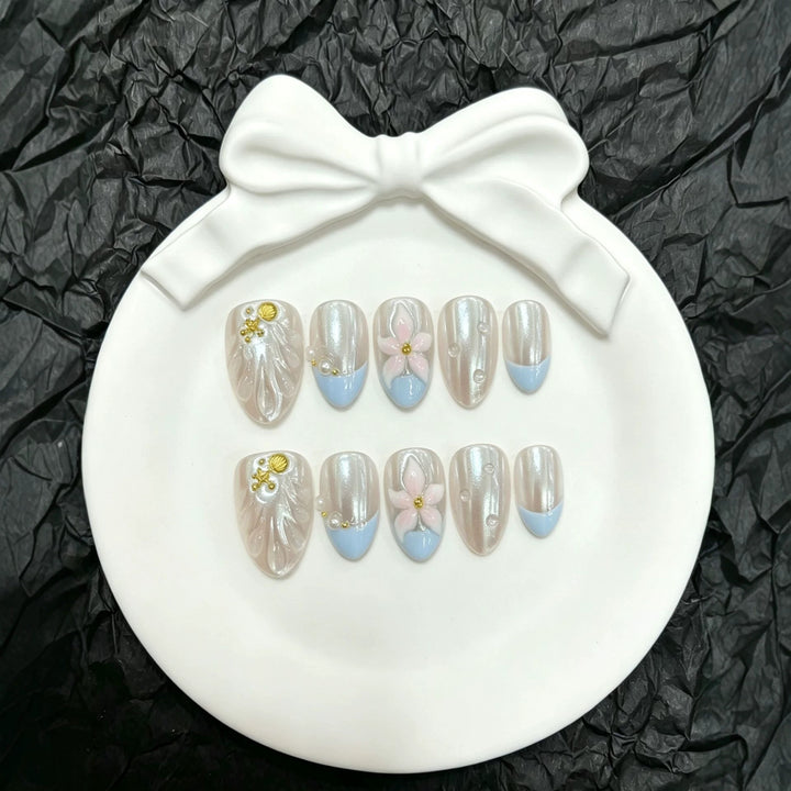Premium Handwerklicher Press-On Nagel Set