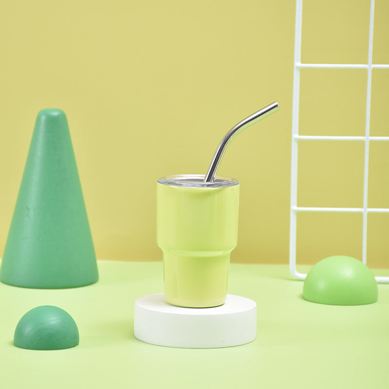 Unisex Isolierter Trinkbecher mit Edelstahlstrohhalm Karnz