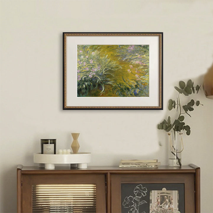 Gerahmte Impressionistische Blumenkunst