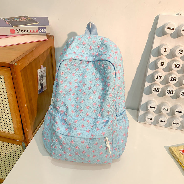 Gestepptes Blumenmuster Rucksack