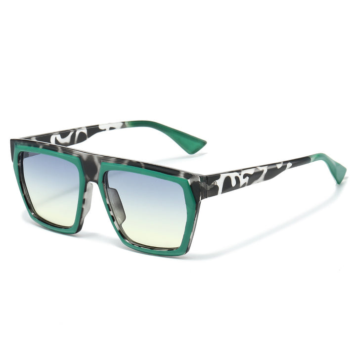 Chic Übergroße Geometrische Rahmen Sonnenbrille Karnz
