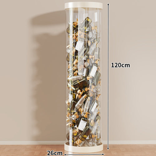 Hohe klare acryl vertikale Display-Zylinder für Mini-Parfüm- & Probeflaschen-Sammlung