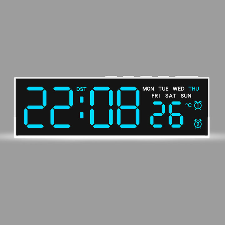 Digitaluhr mit Integriertem Thermometer und Wochentagsanzeige Karnz