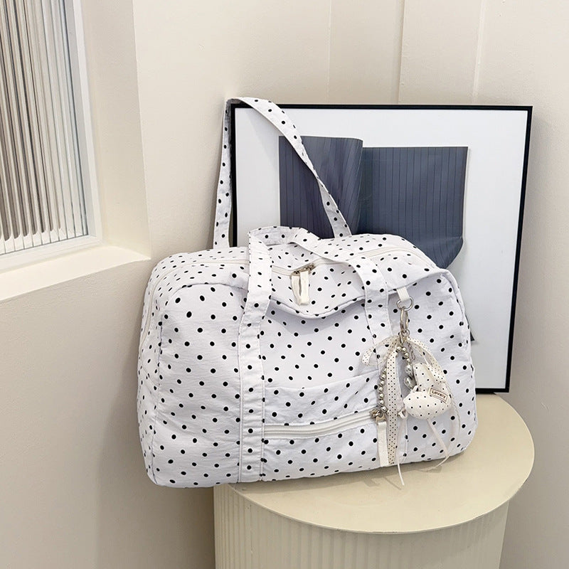 Stylische gepunktete Reisetasche Karnz