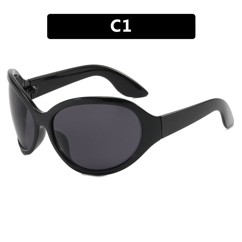 Damen sportliche Sonnenbrille mit robustem Design Karnz