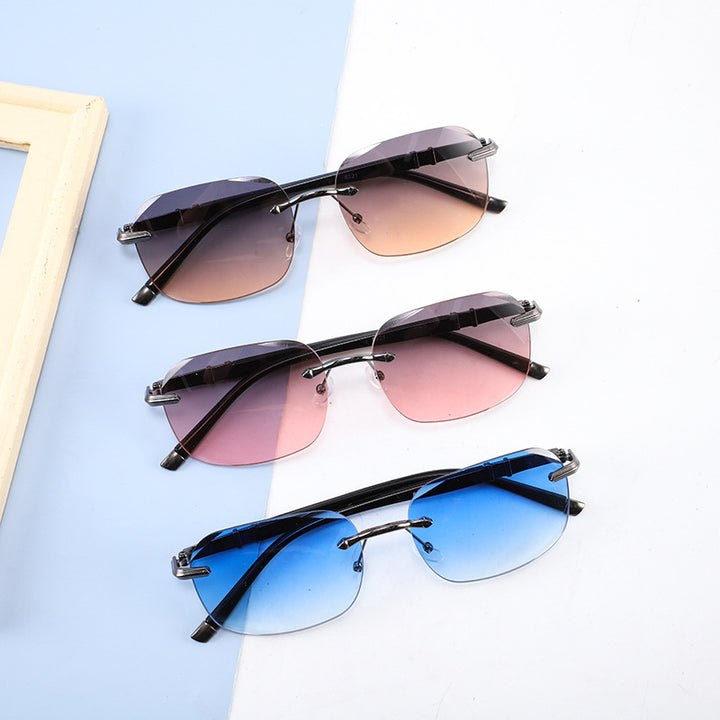 Damen elegante quadratische Sonnenbrille Karnz