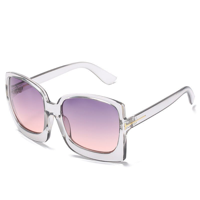 Oversized Fashion Gradient Sonnenbrille Karnz