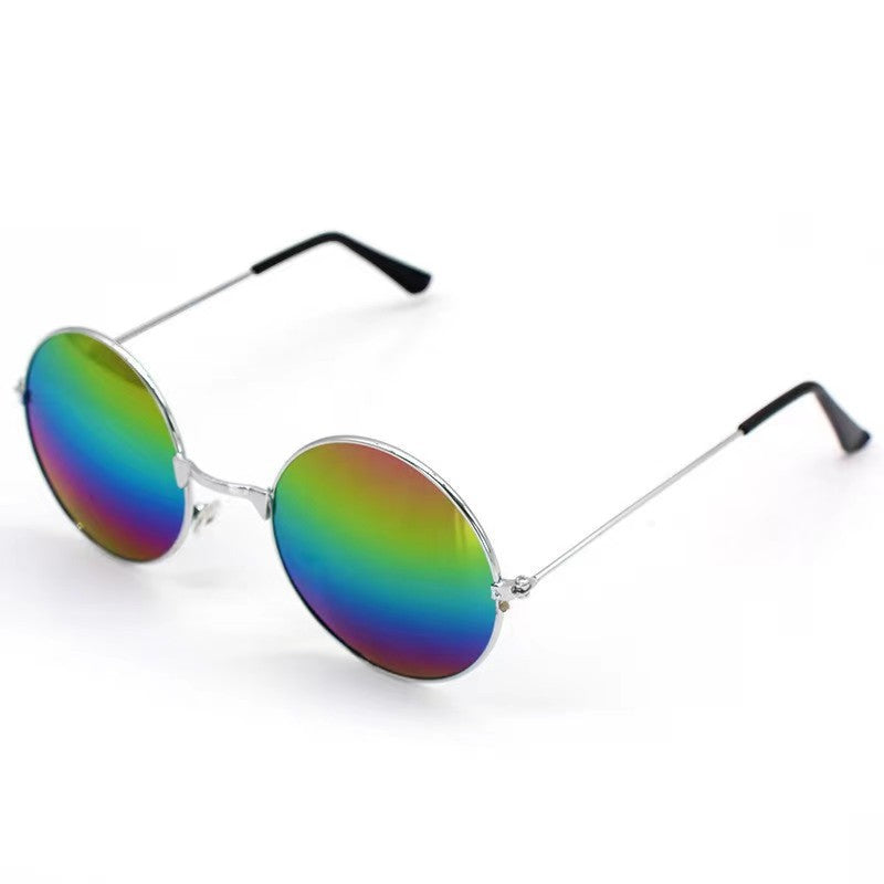 Retro Runde Glas Sonnenbrille Karnz