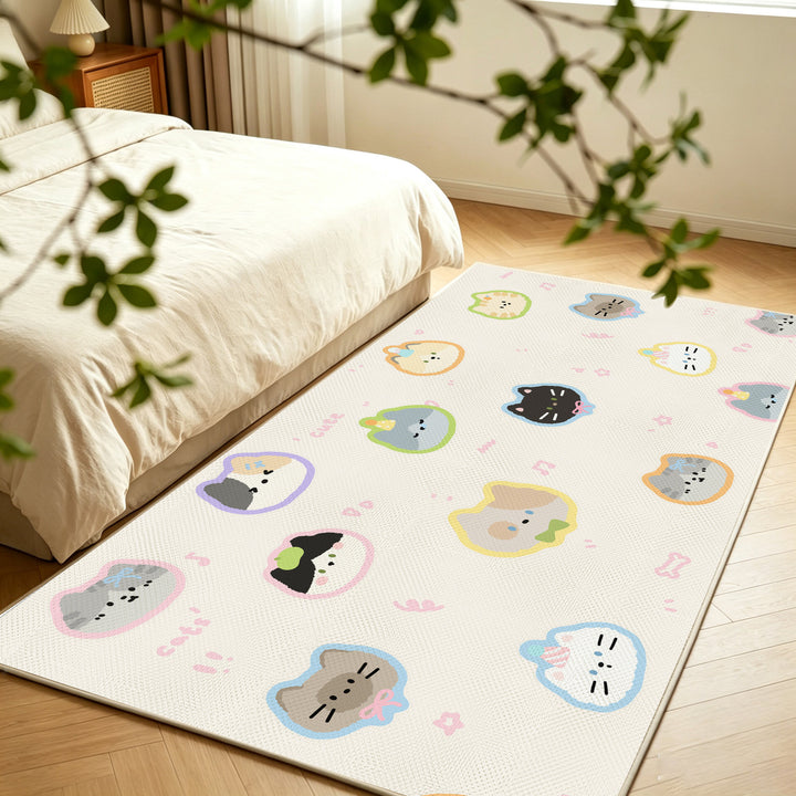 Willkommensmatte mit verspieltem Punkte-Design