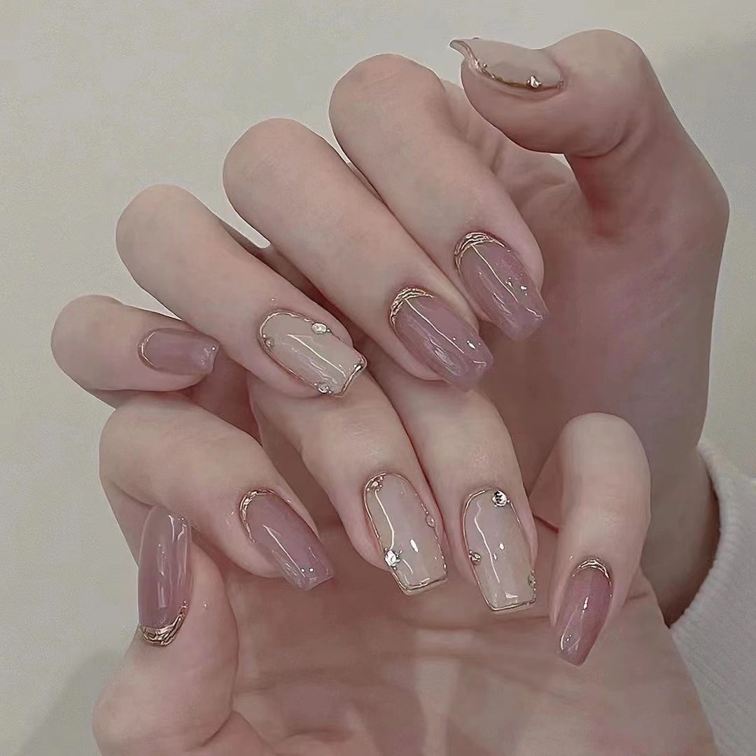 Dekorative Druck-Nagelkollektion