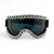 Unisex Skibrille mit funkelndem Kristallrahmen Karnz