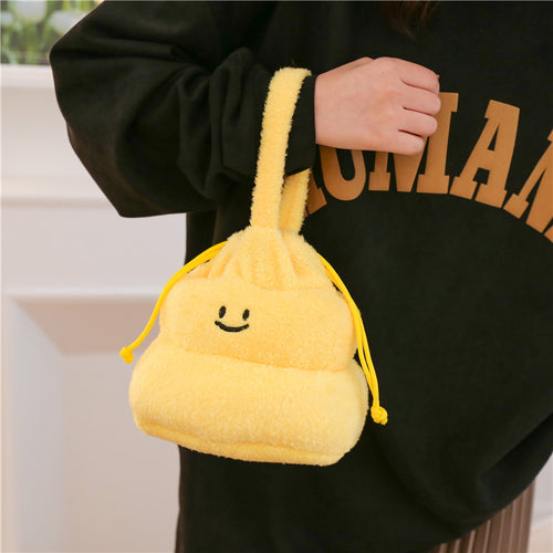 Plüsch Smiley Face Zugbeutel