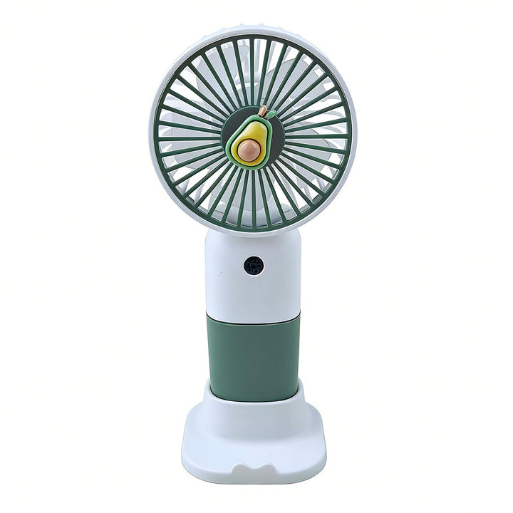 Damen tragbarer Mini-Handventilator mit doppelter USB-Ladefunktion Karnz