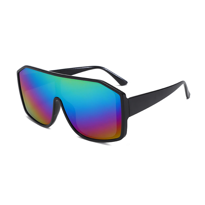 Damen Modische Oversized-Sonnenbrille im futuristischen Design Karnz